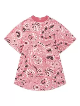 Платье с цветочным узором ETRO KIDS, розовый