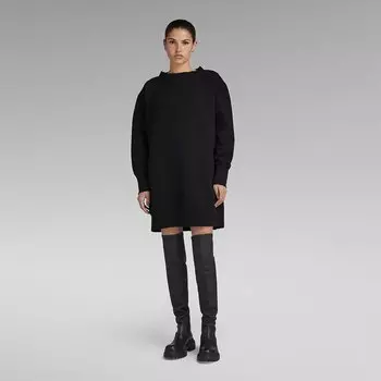 Платье с длинным рукавом G-Star Loose Vintage, черный