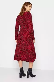 Платье с длинными рукавами Long Tall Sally, красный