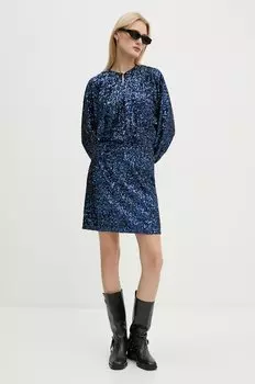 Платье с добавлением шелка Zadig&Voltaire, синий
