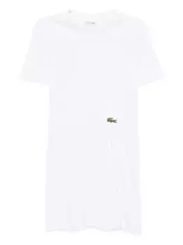 Платье с драпировкой Lacoste, белый