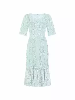 Платье с кружевом Dolce&Gabbana
