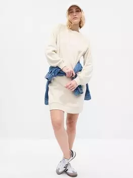 Платье с логотипом Gap, бежевый