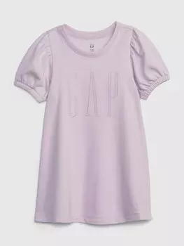 Платье с логотипом Gap, фиолетовый