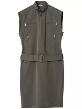 Платье с молниями Burberry, серый