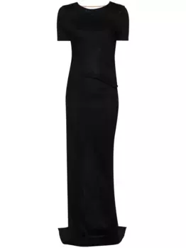 Платье с открытой спиной TOM FORD, черный