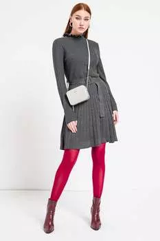 Платье с поясом Esprit, серый