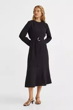 Платье с поясом H&amp;M, черный