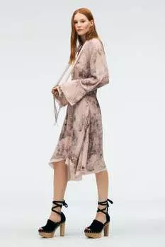 Платье с принтом ZARA, принт
