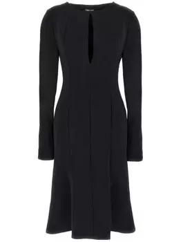 Платье с вырезом TOM FORD, черный