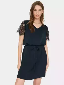 Платье Saint Tropez Zylvie Lace Sleeve, черный