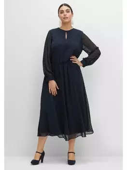Платье sheego Chiffon, ночной синий