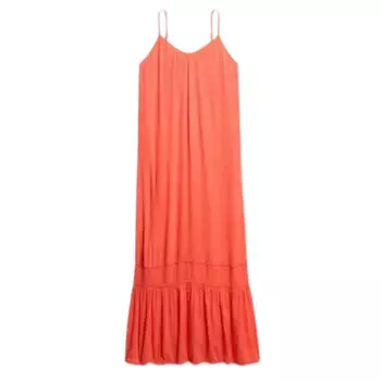 Платье Superdry Cami long, оранжевый