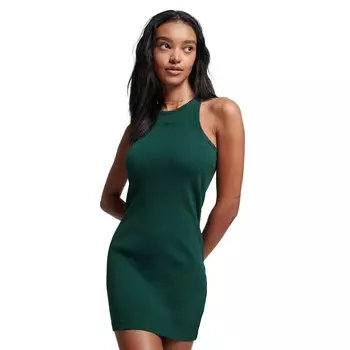 Платье Superdry Code Sl Essential Tank, зеленый
