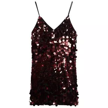 Платье Superdry Disco Sequin, красный