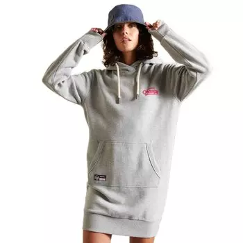 Платье Superdry T&F, серый
