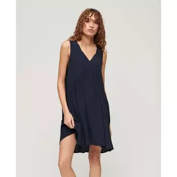 Платье Superdry Volume Sleeveless, синий