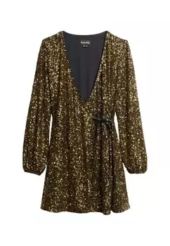 Платье Superdry, золотой