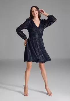 Платье Swing, темно-синий