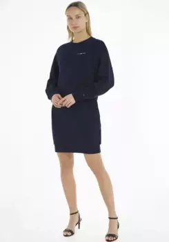 Платье-свитшот Tommy Hilfiger с мини-логотипом Tommy Hilfiger, синий