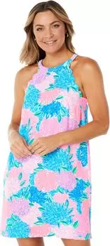 Платье Tabby Shift Lilly Pulitzer, цвет Multi Beach House Blooms