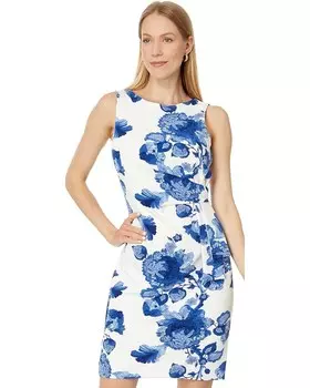 Платье Tommy Hilfiger Sheath Dress, цвет Sky Captain Multi