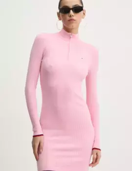 Платье Tommy Jeans, розовый