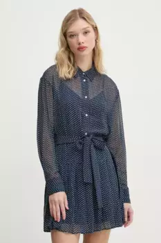 Платье Tommy Jeans, темно-синий