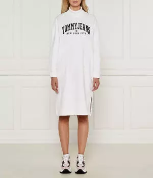 Платье Tommy Jeans Varsity, белый