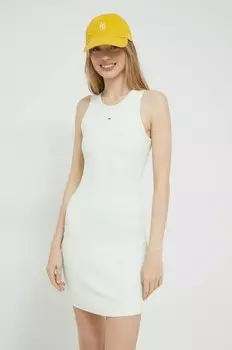 Платье Tommy Jeans, зеленый