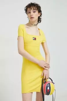 Платье Tommy Jeans, желтый