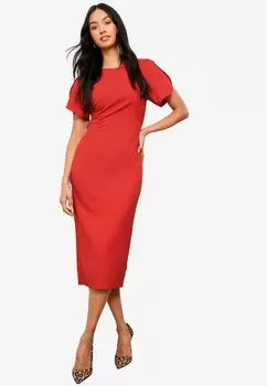 Платье-трансформер SHORT SLEEVE TAILORED WITH RUCHE DETAIL Friends Like These, красный