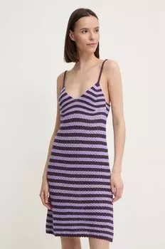 Платье United Colors of Benetton, фиолетовый