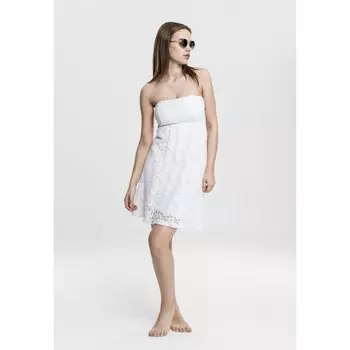 Платье Urban Classics Lace, белый