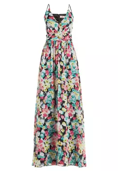 Платье Vera Mont Abend mit Cut Outs, цвет Grau/Pink