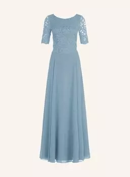 Платье Vera Mont mit Spitze, синий