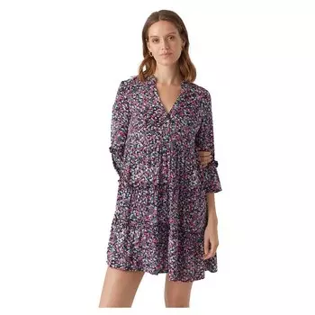 Платье Vero Moda Easy Joy 3/4 Sleeve, фиолетовый