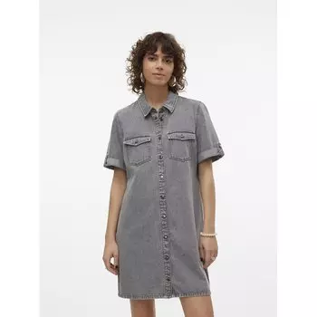 Платье Vero Moda Jennie Short Sleeve, серый