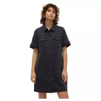 Платье Vero Moda Jennie short sleeve short, черный