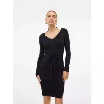 Платье Vero Moda Saba Rib, черный