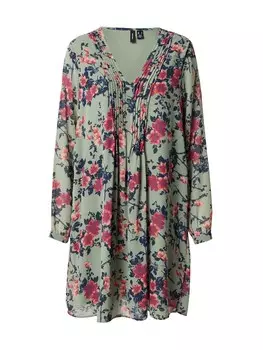Платье VERO MODA, темно-зеленый