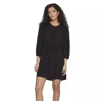 Платье Vila Pricil Long Sleeve Short, черный