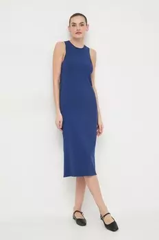 Платье Weekend Max Mara, темно-синий