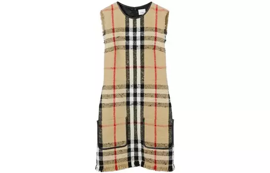 Платье женское Burberry без рукавов, желтый