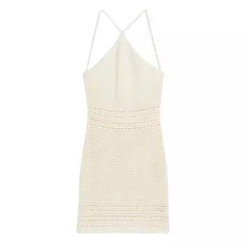 ПлатьеH&M Crochet-look, кремовый