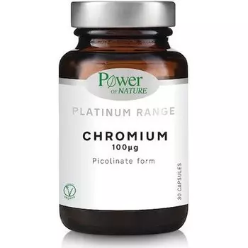 Платина Хром 100 мг 30 капсул Power Health