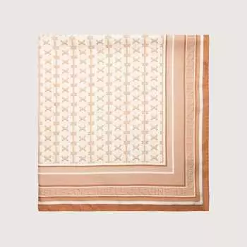 Платок Coccinelle Coated Monogram, цвет Multi Blanco