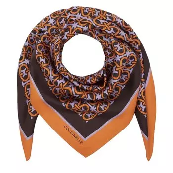 Платок Coccinelle Monogram, оранжевый