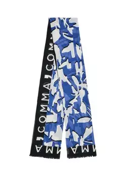 Платок COMMA, цвет Blue/White