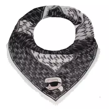 Платок Karl Lagerfeld Wrap, серый